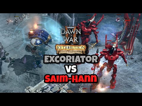 Excoriators vs CraftWorld Saim-Hann - Dawn of War 2 Codex Clash #warhammer40k #dow2 #rts