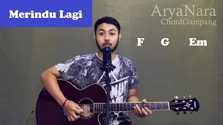Download lagu Chord Gampang (Merindu lagi - Yovie & Nuno) by Arya Nara (Tutorial Gitar) Untuk Pemula mp3