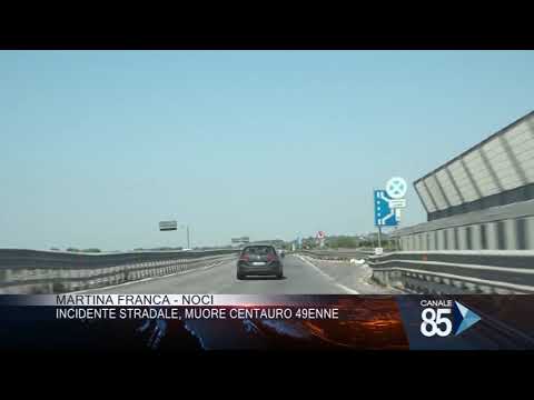 19 luglio 2019   Martina Franca Noci, incidente stradale muore centauro 49enne