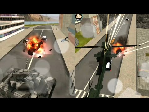 TANK & HELICOPTER 🕹 Part A #10 - rope hero vice town ( by Naxeex LLC ) Android GTA Gameplay