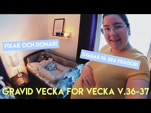 Fixar bebishörnan & läckande bröst - GRAVID VECKA 36-37
