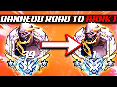 Dannedd Rank 39 Doomfist - POTG! Road to Rank 1! [ Overwatch Season 32 Top 500 ]