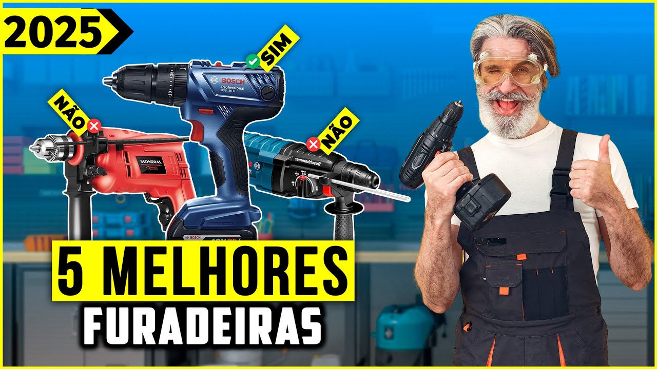 As 5 Melhores Furadeira Em 2024! - Tem Boa e Barata, Martelete, Impacto e Outras.