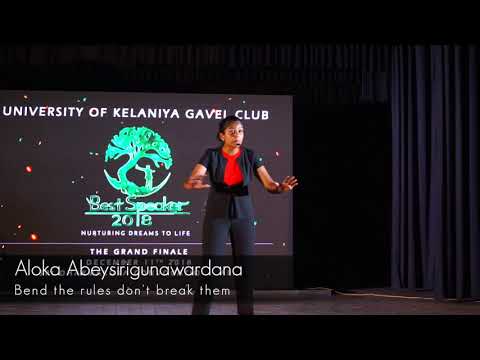 C1 Aloka - Impromptu speech