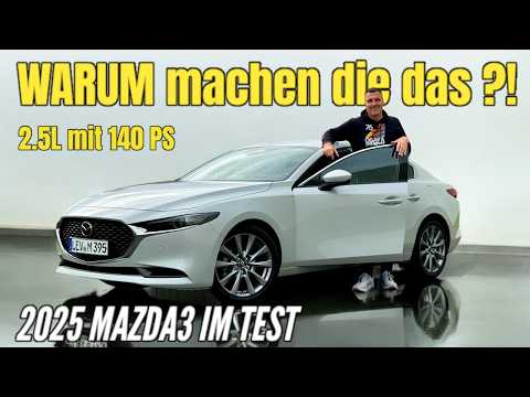 Mazda3: Modelljahr 2025 mit 2,5 Liter Benziner und 140 PS | Fastback im Test | Verbrauch | Preis