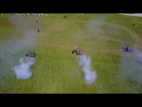 200 Jahr Feier Waffenplatz Thun, Kanonenfeuer wie vor 100 Jahren.