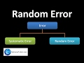 Random Error | Introduction to Physics