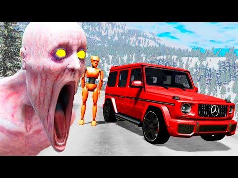 Escape From The Shy Guy (SCP-096) | Car Ride Chase | BeamNG.Drive #5