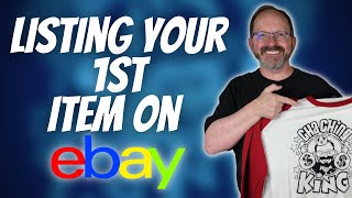 Listing Your First item on eBay!  Easy Step by Step Beginner