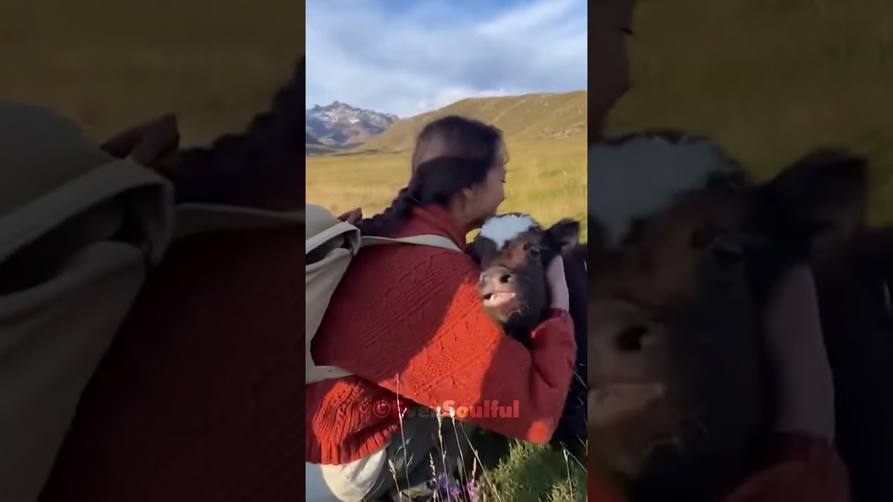 This Calf Can’t Get Enough of People 💖