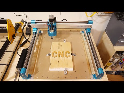 Sainsmart Genmitsu 4040 Pro CNC first run
