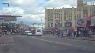 preview picture of video 'New York City Transit Bus: 1218 Nova Bus LFS (semi-low floor, articulated) on Bx12 SBS'