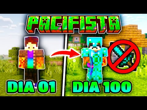 SOBREVIVI 100 DIAS COMO PACIFISTA NO MINECRAFT - O FILME