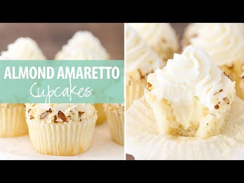 Almond Amaretto Cupcakes