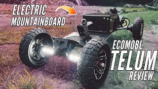 Ecomobl Telum Review - Powerful Electric Mountainboard with gear drives!