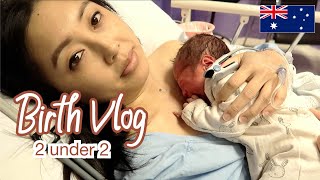 BIRTH VLOG - Second miracle baby | IVF pregnancy | 2 under 2