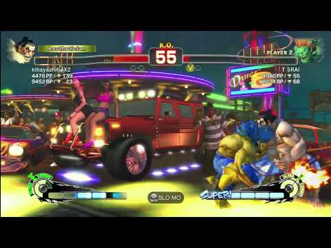 SSF4 AE [Honda] kibayashi64X2 vs T SRAI [Blanka]