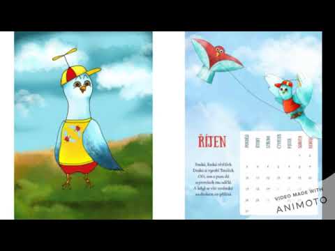 Kalendář - Příběhy holoubka Toníčka