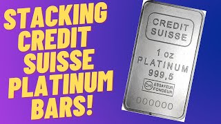 Credit Suisse Platinum Bars! Are They Good For Stacking Precious Metals?