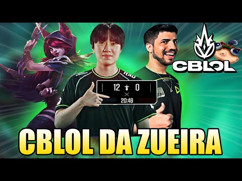 PARTIDA PERFEITA da LOUD x PAIN e CROC PAI do CARIOK - CBOLOL DA ZUEIRA
