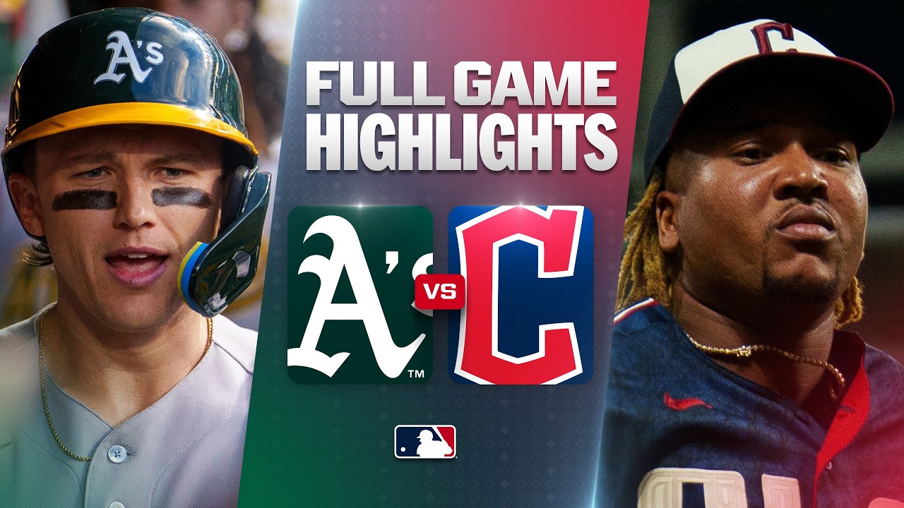 9월19일 애슬레틱스 클리블랜드 MLB 하이라이트