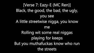 N.W.A. - Real niggaz