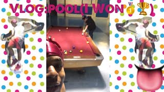 Pool Champ Won in a pool game 🎱#W’s    |VLOG