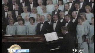 Coro dei Mormoni di Salt Lake City a Roma all'Accademia di Santa Cecilia nel 1998
