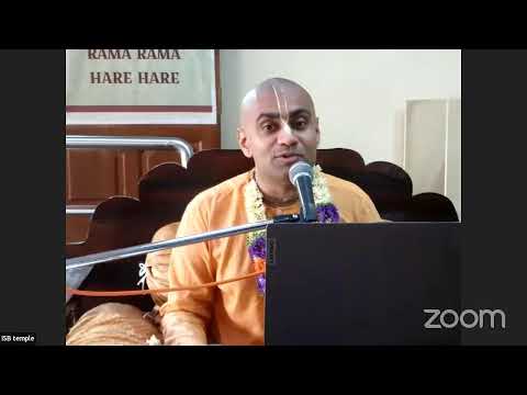 Nityam Bhagavata Sevaya 190623 – SB 4.19.27-28  class by HG Sanatana Dharma Das