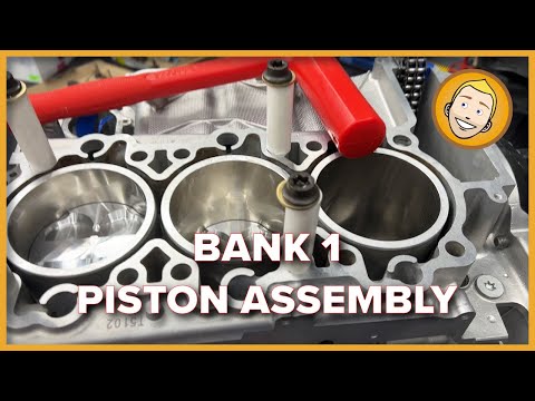 Porsche 911 Engine Assembly Guide - Part 6: Bank 1 Piston Install