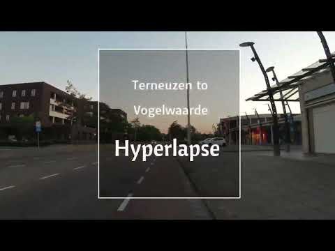 Hyperlapse cycling Terneuzen to Vogelwaarde in Zeeland