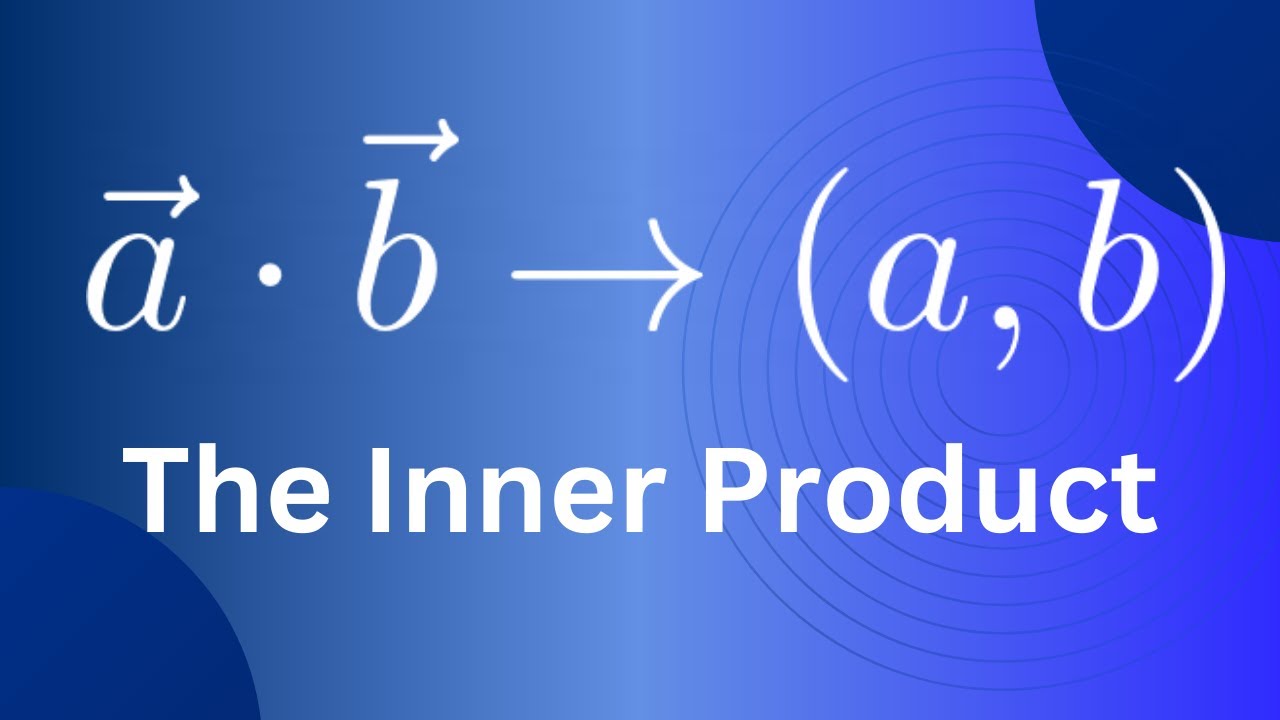 Introducing the Inner Product - A Fundamental Concept in Linear Algebra