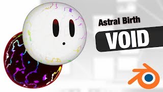 How to 3D model Astral Birth Void in Blender (95% Procedural Material)