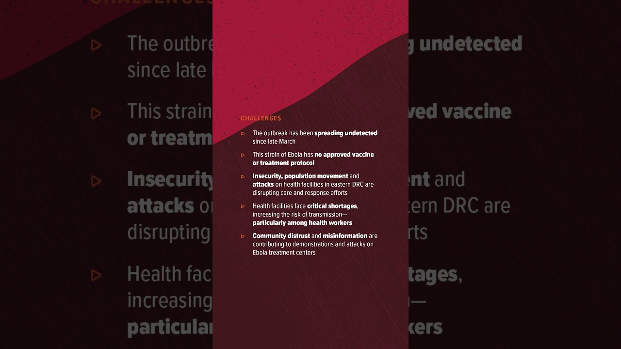 2026 Ebola Outbreak Situation Report #4