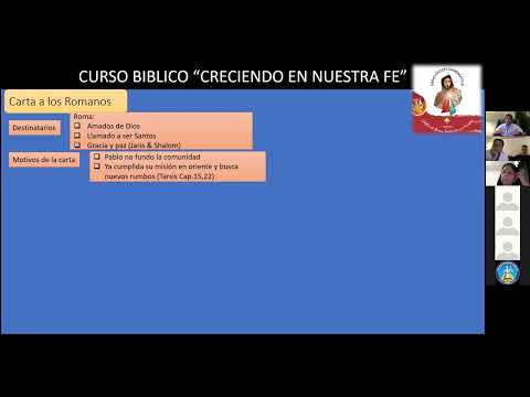 CURSO BIBLICO - MODULO 2 - INICIO DE ESTUDIO CARTA DE SAN PABLO A LOS ROMANOS