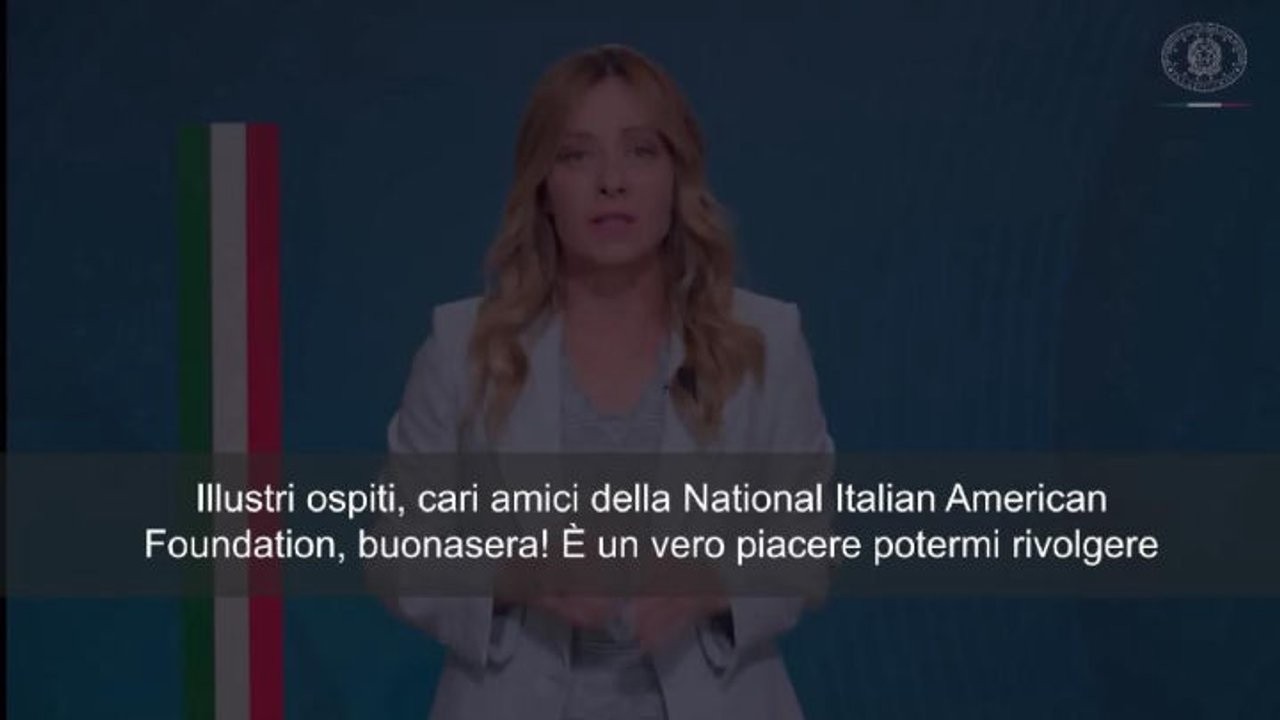 Meloni al Niaf Gala 2026: Legame con Stati Uniti  fondamentale