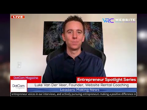 Luke Van Der Veer, Founder, Website Rental Coaching, A DotCom ...
