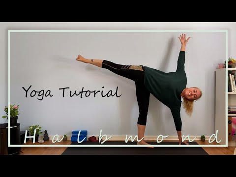 Yoga Asana Tutorial Tipps & Variationen | Halbmond - Ardha Chandrasana