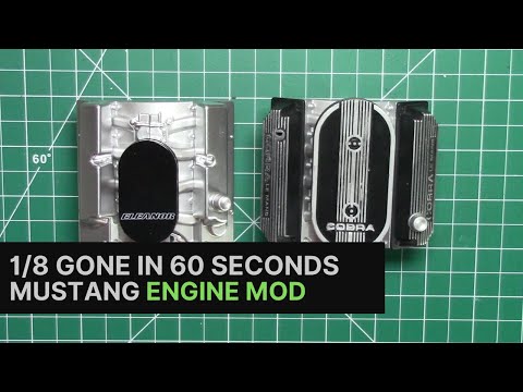 Eaglemoss 1/8 Gone in 60 Seconds Mustang: Build VLOG, Engine Mod