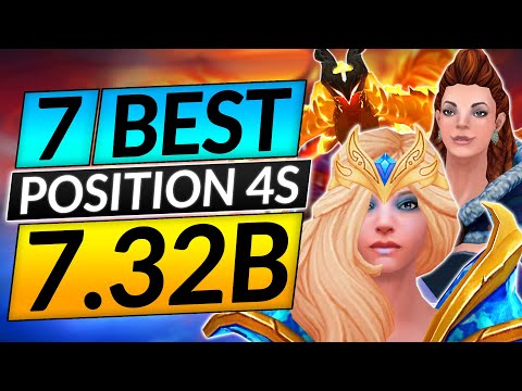 7 MOST BROKEN SUPPORTS of the NEW 7.32B Patch - Position 4 Tips - Dota 2 Guide