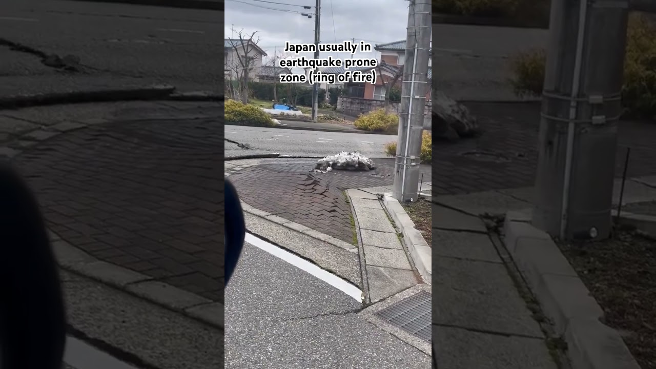 புத்தாண்டு நாளில் ஜப்பான் நிலநடுக்கம் - Japan earthquake scenes 😨 #shorts #myfamilyinjapan