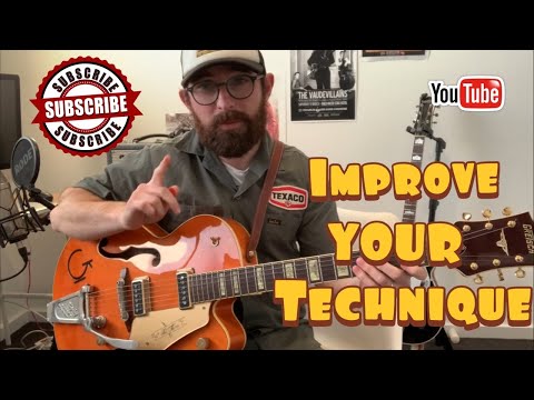 Rockabilly and Psychobilly Guitar Lesson - Improve Technique, Speed and Accuracy