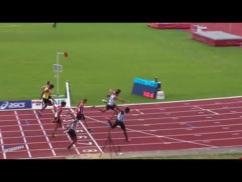 100m - Finale - CAM - Championnats de France Jeunes CA JU - 20/07/2018 - Bondoufle