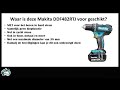 Makita DDF482RTJ Akumuliatorinis gręžtuvas, 18 V, 2x 5,0 Ah Li-ion, 62/36 Nm, 1,7kg, LED, MAKPACK