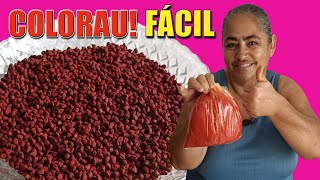 COMO FAZER COLORAU CASEIRO MAIS FÁCIL DE TODOS!!!  (PASSO A PASSO) - COMPLETO