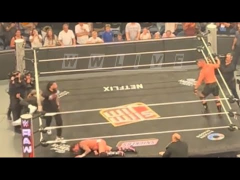 Roman Reigns saves Cm Punk from Angry Bron Breakker & The Vision off air after WWE Raw