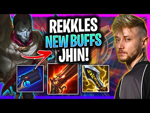 REKKLES PERFECT GAME WITH JHIN! *NEW BUFFS* | LR Rekkles Plays Jhin ADC vs Sivir!  Season 2025