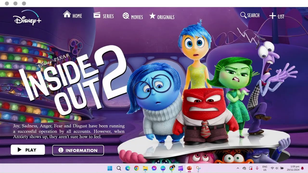Inside Out 2 Theme PowerPoint Presentation Template | PowerPoint