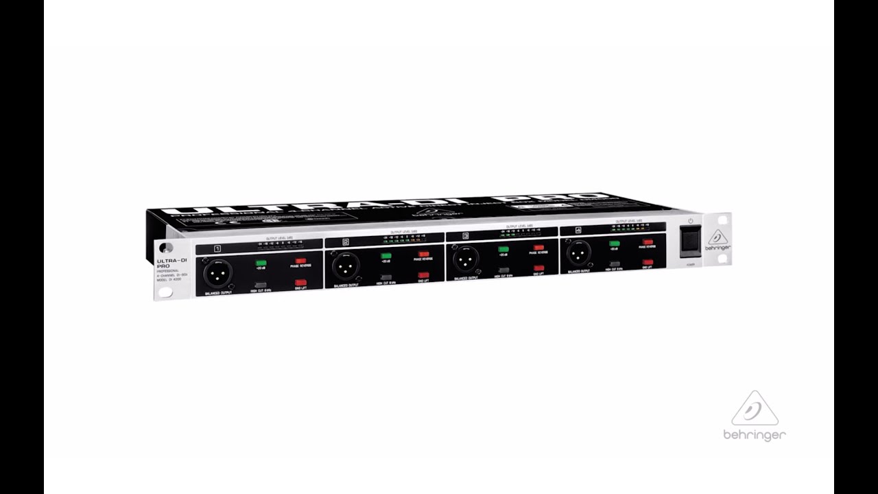 Behringer Ultra-DI Pro DI4000 DI Box