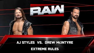 AJ Styles vs Drew McIntyre - WWE CHAMPIONSHIP - At wrestlemania41 - Full Match